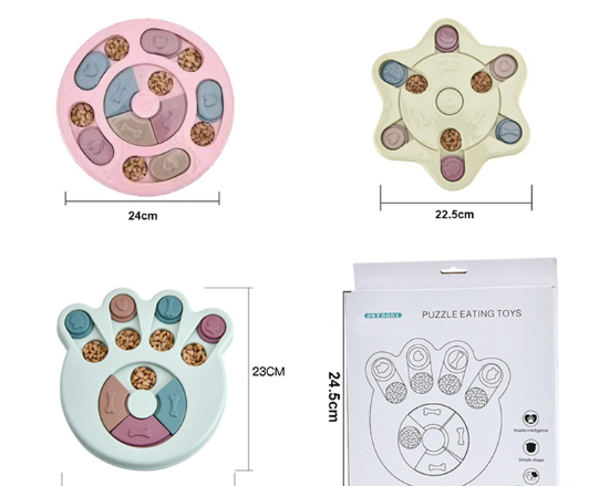 Interactive Pet Puzzle Toy for Slow Feeding & Mental Stimulation