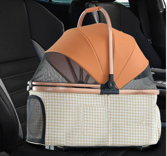 BNDC Medium Pet Stroller for Large Dogs – Foldable & Durable Design