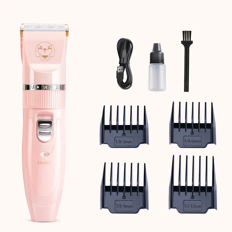Pet Wireless Charging Grooming Hair Trimmer Set