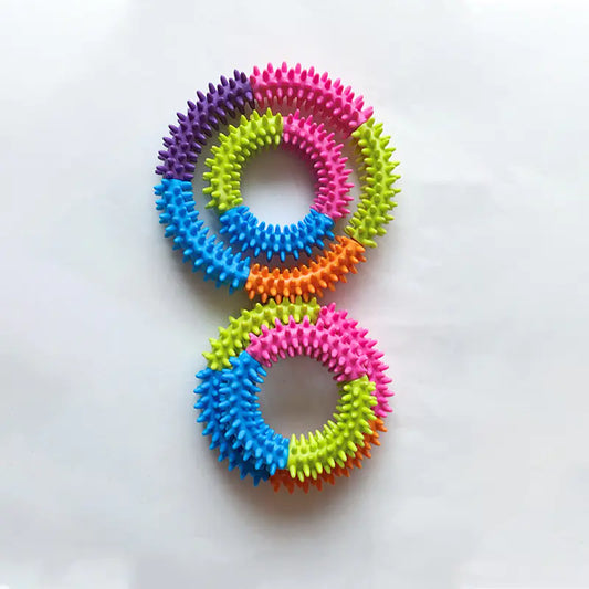 Rubber Thorn Ring Toy — Tough, Safe & Seriously Fun