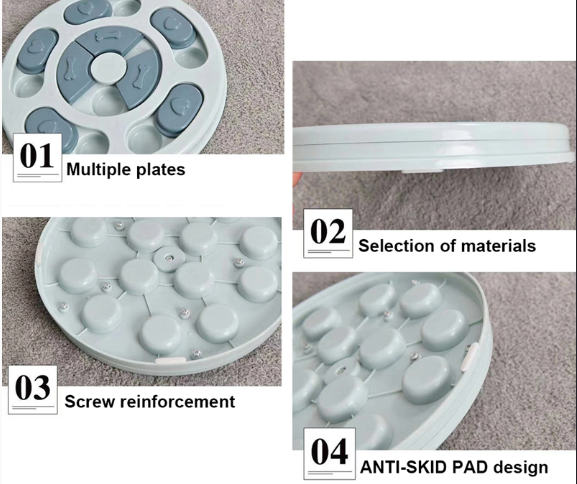 Interactive Pet Puzzle Toy for Slow Feeding & Mental Stimulation