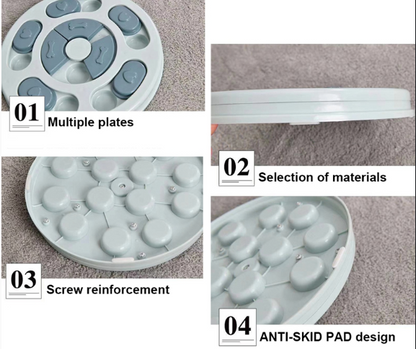 Interactive Pet Puzzle Toy for Slow Feeding & Mental Stimulation