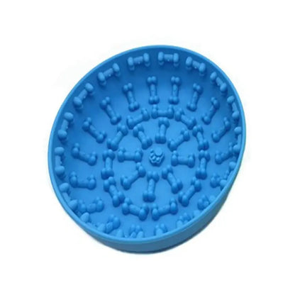 Silicone Slow Feed Bowl for Dog Choking Prevention