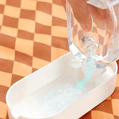 Portable Pet Water Bottle with Ice Cream Design