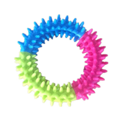 Rubber Thorn Ring Toy — Tough, Safe & Seriously Fun